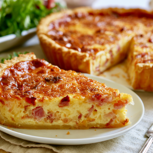 Quiche lorraine traditionnelle : la vraie recette au lard et pâte brisée maison