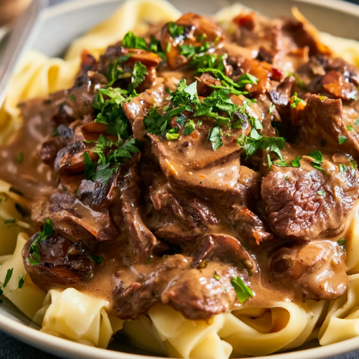 Bœuf Stroganoff